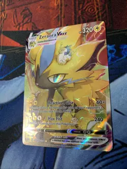 Pokemon TCG Zeraora VMAX Galarian Gallery Crown Zenith GG42/GG70 NM/M Condition - Image 3