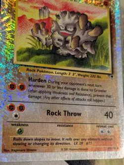 Graveler 44/110 Legendary Collection Reverse Holo Rare Pokemon TCG Nintendo MP - Image 4
