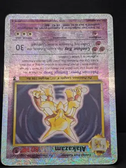 Alakazam 1/110 Legendary Collection Reverse Holo Rare Pokemon TCG Nintendo MP+ - Image 4