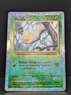 Pokemon TCG Weedle Legendary Collection Reverse Holo Rare Nintendo MP - Image 3