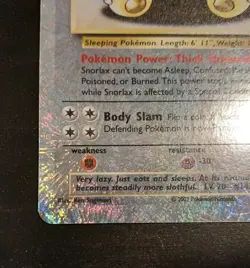 Snorlax 64/110 Legendary Collection Reverse Holo Rare Pokemon TCG Nintendo - Image 5