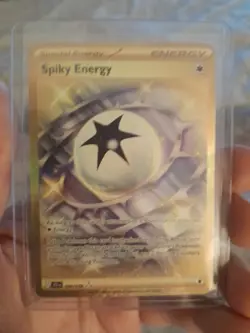 Pokemon TCG Spiky Energy Gold Secret Rare Card 190/159 SV Journey Together - Image 1