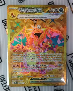 Charizard ex 228/197 – Gold Hyper Rare – Obsidian Flames – NM – Pokemon TCG - Image 1