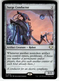 SURGE CONDUCTOR #19 MTG COMMANDER: EDGE OF ETERNITIES RARE - Image 1