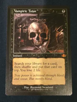 Vampiric Tutor NM MTG Dominaria Remastered fast shipping USA Magic the Gathering - Image 1