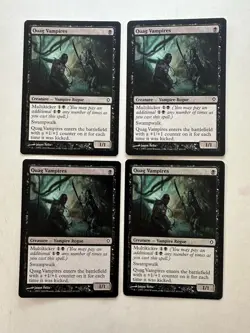 Quag Vampires LP X4 Worldwake Magic The Gathering Mtg Lightly Played Playset - Image 1