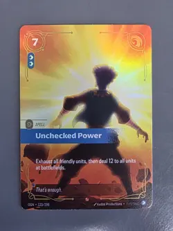 Unchecked Power [OGN - 123/298] - NM [Foil] TCG Riftbound - Image 1