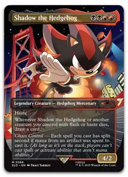 Shadow the Hedgehog #2086 (NM) Secret Lair Drop SLD Magic MTG - Image 1
