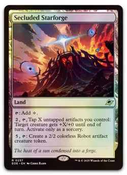 Secluded Starforge #257 (Foil) (NM) Edge of Eternities EOE Magic MTG - Image 1