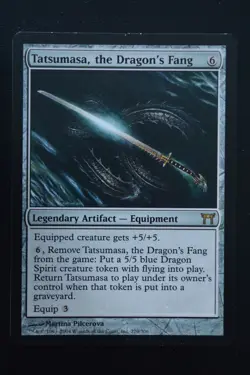 Magic The Gathering MTG TATSUMASA, THE DRAGON'S FANG Champions of Kamigawa LP - Image 1
