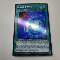 Chaos Space - RA01 - Platinum Secret Rare - Yugioh EURO - Image 1