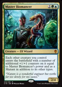 MTG - Master Biomancer - Commander 2016 - NM, English Magic FLAT RATE SHIP - Image 1