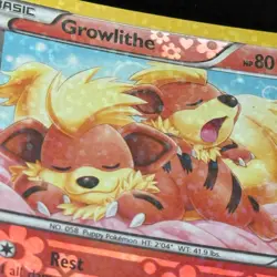 Growlithe RC4/RC25 Holo Legendary Treasures Radiant Collection Pokemon TCG - LP - Image 2