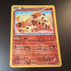 Growlithe RC4/RC25 Legendary Treasures: Radiant Collection Holo Pokemon Card Goo - Image 1