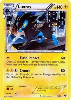 Pokemon Promo Cards Luxray - 46/99 - Promotional - Cracked Ice Holo Dark Blister - Image 1