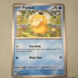 Pokemon Psyduck Scarlet & Violet 151 054/165 Common Card 70 HP 2023 - Image 1