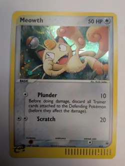 Meowth 013 Black Star Promo 2003 Holo Rare Pokemon Card Nintendo - Image 1