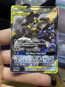 #3 Lucario & Melmetal GX SM192 Black Star Promo 2019 Alt Art Pokemon Card TCG - Image 3