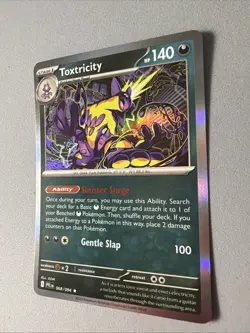 Pokemon TCG * Phantasmal Flames * 68/94 Toxtricity Holo Rare * FRESH PK - Image 2