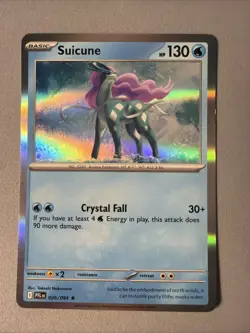 Pokemon TCG * Phantasmal Flames * 26/94 Suicune Holo Rare * FRESH PK - Image 1