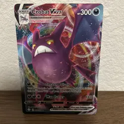 Pokemon TCG Crobat VMAX 045/072 Shining Fates Full Art Ultra Rare Holo VMAX Card - Image 5