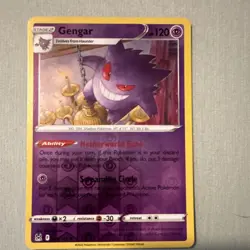 Pokemon Gengar 066/196 Lost Origin Reverse Holo Rare Stage 2 2022 120 HP - Image 1