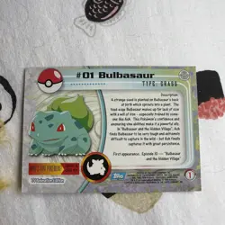 Pokemon Topps TV Animation Edition – Bulbasaur #01 🌿 - Image 4