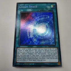 Chaos Space - RA01 - Secret Rare - Yugioh EURO - Image 1
