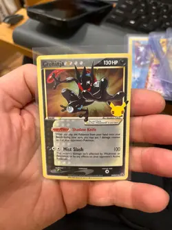 Greninja Gold Star SWSH144 - Celebrations ETB PROMO Pokemon Card NM - Image 1