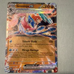 Pokemon Greninja ex SV06 Twilight Masquerade 106/167 Double Rare Holo Full Art - Image 1