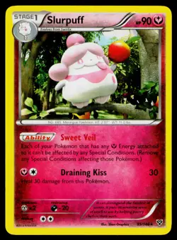Slurpuff Holo #95/146 Holo Rare Pokemon XY Base Set LP - Image 1