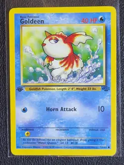 Pokemon TCG Goldeen #53 Jungle Set 1st Edition Water Common EX - Image 1