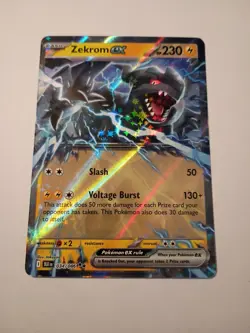 Zekrom Ex 34/86 Double Rare SV: Black Bolt NM/M Pokemon TCG - Image 1