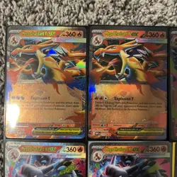 Pokemon Mega Charizard Ex Lot Double Rare Lot of 8 Cards Near Mint - Image 4