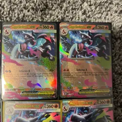 Pokemon Mega Charizard Ex Lot Double Rare Lot of 8 Cards Near Mint - Image 5