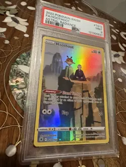 Pokemon Hoothoot TG12/TG30 Astral Radiance Trainer Gallery Holo PSA 9 - Image 3