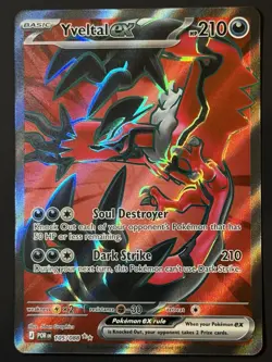 Yveltal ex 105/088 Ultra Rare Perfect Order Pokemon TCG NM - Image 1