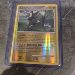 Pokemon Luxray 7/130 Reverse Holo Diamond and Pearl Holo Rare - Image 1