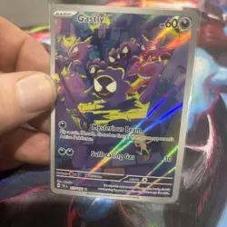 Pokemon Gastly Illustration Rare 177/162 Temporal Forces - Image 1