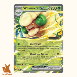 Whimsicott Ex 005/086 White Flare - Double Rare – Near Mint | Pokemon TCG - Image 1