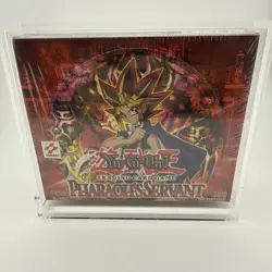 Yugioh Pharaoh's Servant Unlimited Booster Box English Mint Sealed +Acrylic Case - Image 1