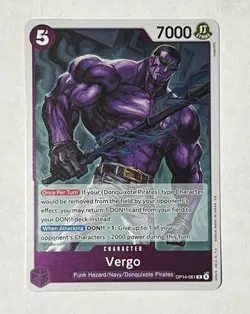 Vergo OP14-061 The Azure Sea's Seven One Piece TCG - Image 1