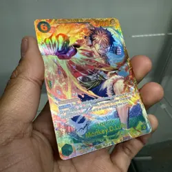 Monkey D. Luffy OP13-118 SEC Secret Rare Carrying On His Will One Piece TCG NM - Image 1