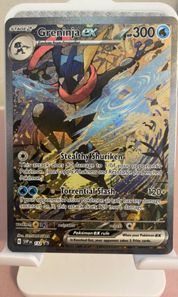 Greninja ex 132 Sv: Scarlet & Violet Promo Cards Holo NM MINT - Image 1
