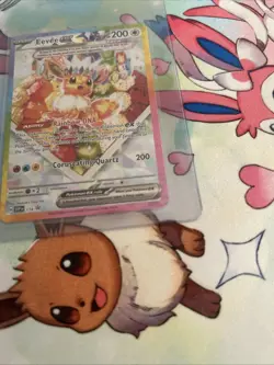 Pokemon TCG Eevee EX Prismatic Evolutions Special Illustration Card 174 - Image 3