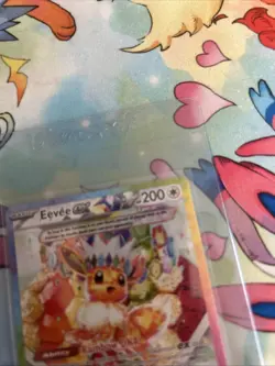 Pokemon TCG Eevee EX Prismatic Evolutions Special Illustration Card 174 - Image 5