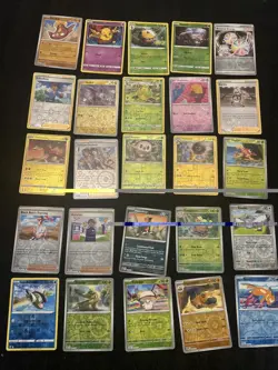 Lot 6⃣: Common Reverse Holo Pokemon Cards TCG Random Modern Bulk Lot ~2020 - Image 1