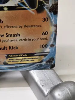 Pokemon Lucario EX Holo Card XY-Furious Fists Series 54/111 - Image 5