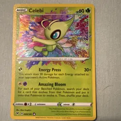 Pokemon Celebi Amazing Rare 009/185 Swsh04 Vivid Voltage Holo Card 2020 - Image 1