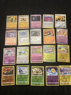 Lot 5⃣: Common Reverse Holo Pokemon Cards TCG Random Modern Bulk Lot ~2020 - Image 1